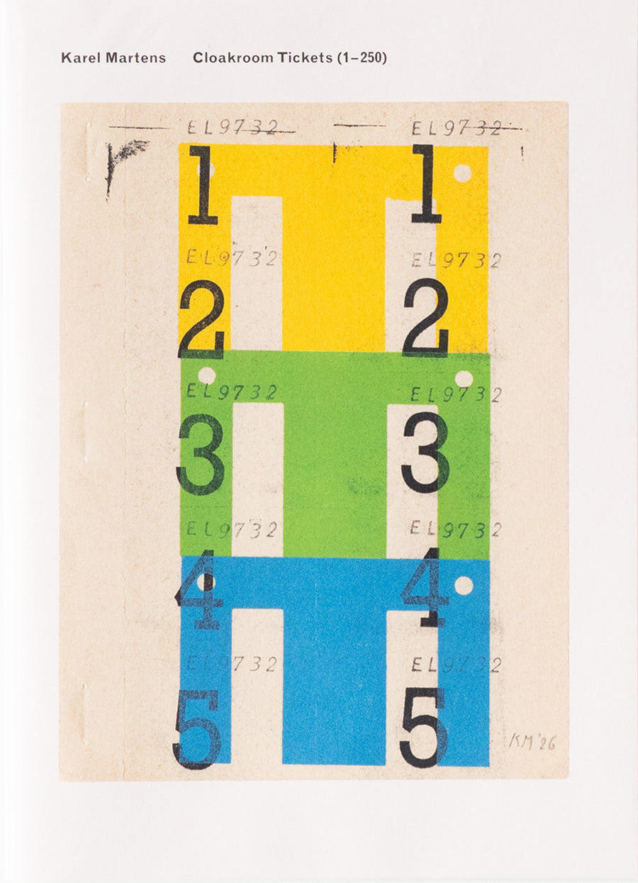 Cloakroom Tickets (1–250)