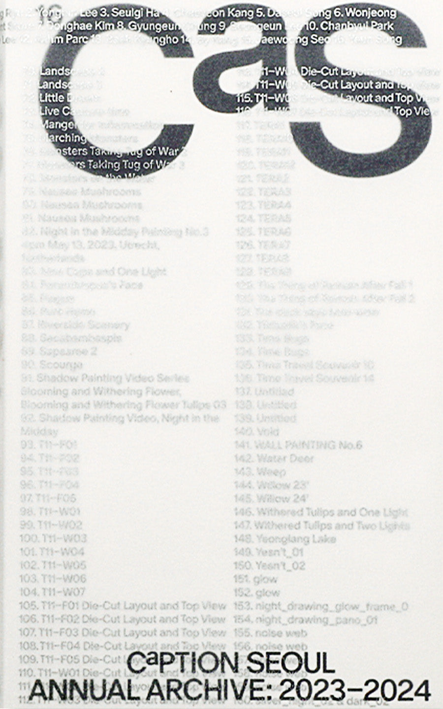 Caption Seoul Annual Archive: 2023–2024