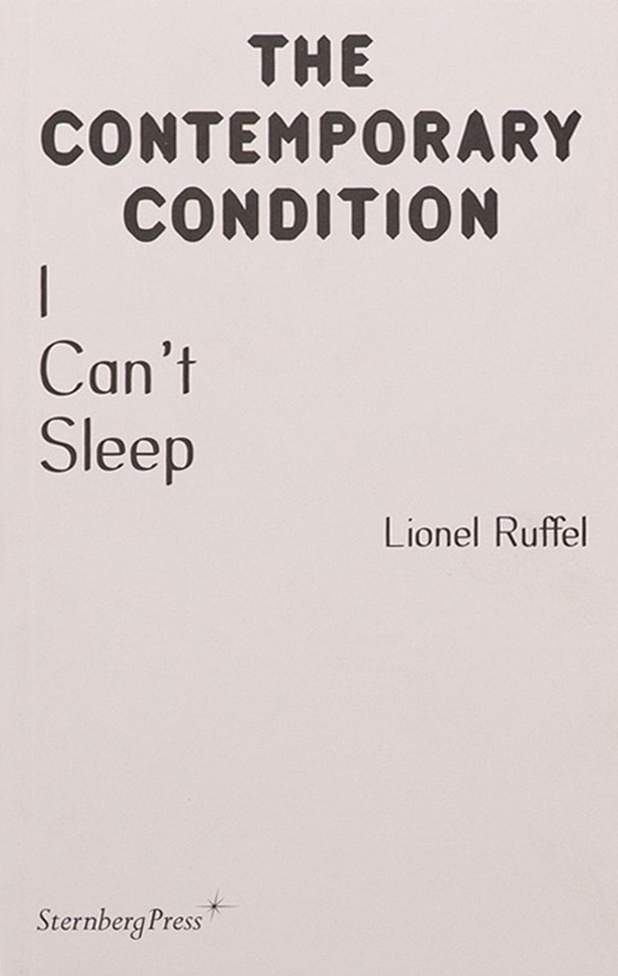 I Can’t Sleep